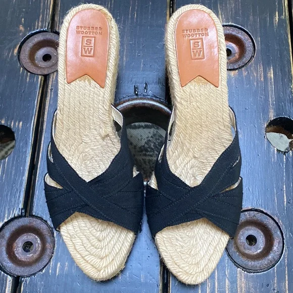 Stubbs & Wootton | Shoes | Stubbs Wootton Grace Rib Black  display picture 1